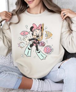 Disney Minnie Mouse Summer Shirt, Minnie Under Sea T-shirt