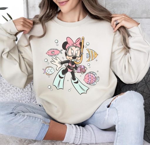 Disney Minnie Mouse Summer Shirt, Minnie Under Sea T-shirt