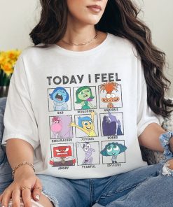 Inside Out Tshirt Disney Pixar Tee Adult Anxiety T-Shirt Kids Anxiety