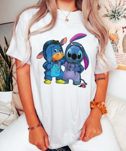 Disney Vintage Eeyore and Stitch Best Friend Costume T-shirt