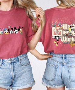 Retro Walt Disney World Two Sided Comfort Colors Shirt