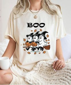 Halloween Ghost Comfort Colors Shirt, Cute Ghost Shirt