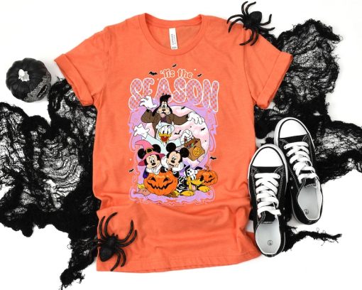 Disney Mickey And Friends Tis The Season Halloween T-Shirt