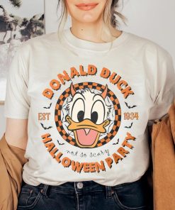 Disney Donal Duck Halloween Party Shirt, Disney Not So Scary T-shirt