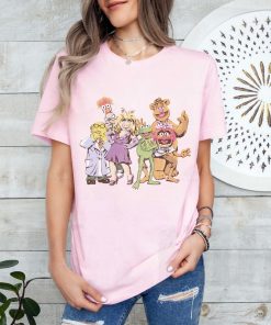 Disney The Muppets Group Shot Illustrated T-shirt, Kermit, Fozzie