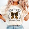 Retro Halloween Comfort Colors shirt Spooky Witch Social Club Shirt