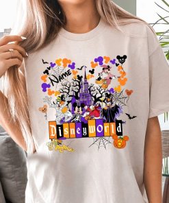 Retro Disneyland Mickey And Friends Halloween T-Shirt