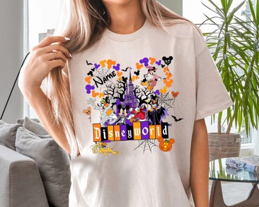 Retro Disneyland Mickey And Friends Halloween T-Shirt