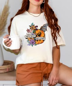 Comfort Colors Sorta Sweet Sorta Spooky Funny Halloween Shirt