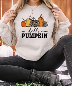 Hello Pumpkin Sweatshirt, Cute Fall Sweatshirts for Women