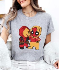 Disney Winnie The Pooh And Deadpool Costume Shirt