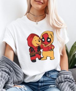 Disney Winnie The Pooh And Deadpool Costume Shirt