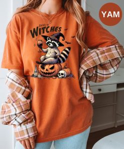 Funny Vintage Raccoon Halloween T-Shirt