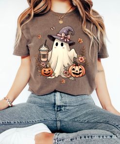 Comfort Colors® Cute Ghost Halloween shirt - Pumpkin Spice Latte Tee