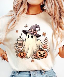 Comfort Colors® Cute Ghost Halloween shirt - Pumpkin Spice Latte Tee