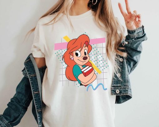 Disney A Goofy Movie Roxanne T-Shirt, Disneyland Family Matching Shirt