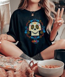 Disney Pixar Coco Papel Picado Sugar Skull T-Shirt