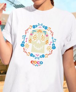 Disney Pixar Coco Papel Picado Sugar Skull T-Shirt