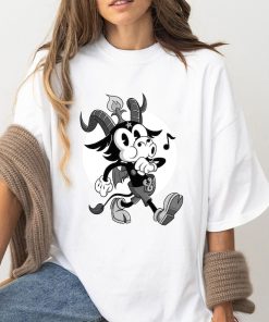 Disney Mickey Satan Classic 1928 Halloween T-Shirt