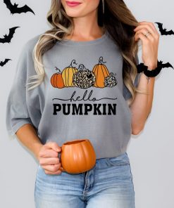 Comfort Colors Hello Pumpkin Fall Shirt, Autumn Shirt