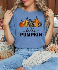 Comfort Colors Hello Pumpkin Fall Shirt, Autumn Shirt