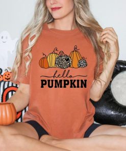 Comfort Colors Hello Pumpkin Fall Shirt, Autumn Shirt