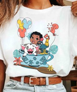 Moana Hei Hei Pua Balloons Tea Cup T-shirt