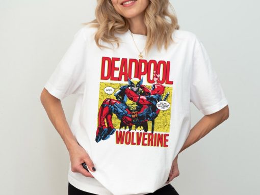 Marvel Deadpool Wolverine Shirt, Disney Superhero Shirt