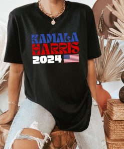 Kamala Harris 2024 President Shirt | American Flag Kamala Shirt