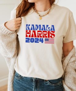 Kamala Harris 2024 President Shirt | American Flag Kamala Shirt