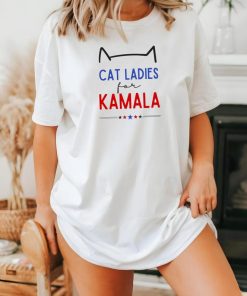 Cat Ladies For Kamala Shirt | Kamala Harris 2024 President Shirt