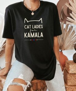 Cat Ladies For Kamala Shirt | Kamala Harris 2024 President Shirt