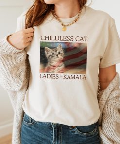 American Flag Cat Lady Kamala Shirt