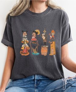 Comforts Colors Vintage Halloween Mouse And Friends Shirt