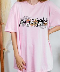 Halloween Character Faces T-Shirt, Cute Cartoon Halloween Shirt