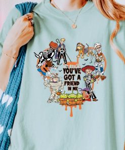 Halloween Cartoon Characters T-Shirt, You've Got A Friend In Me Tee