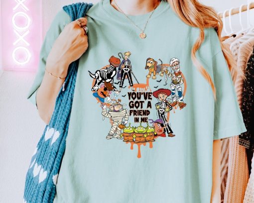 Halloween Cartoon Characters T-Shirt, You've Got A Friend In Me Tee