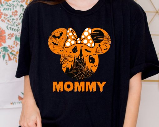 Halloween Mommy Shirt, Spooky Halloween Mickey Ears T-Shirt