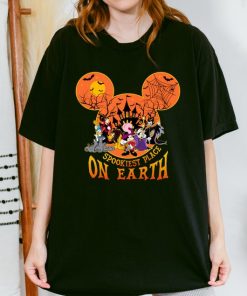 Spookiest Place On Earth T-Shirt, Halloween Disney Character Tee