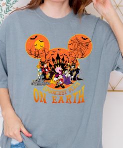 Spookiest Place On Earth T-Shirt, Halloween Disney Character Tee