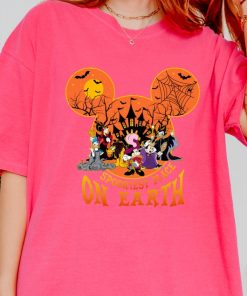 Spookiest Place On Earth T-Shirt, Halloween Disney Character Tee