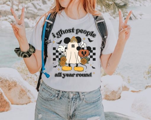 Funny Halloween T-Shirt, Ghost People Graphic Tee, Halloween Shirt