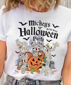 Vintage Mickey & Friends Mummy Pumpkin Halloween T-Shirt