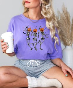 Comfort Colors® Dancing Skeleton Pumpkin Shirt