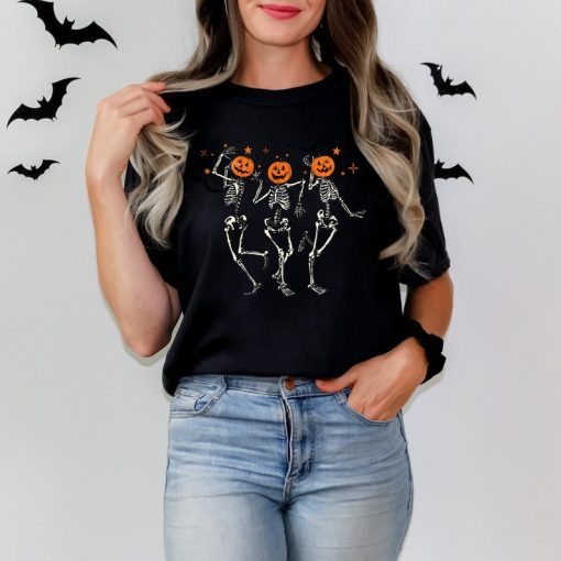 Comfort Colors® Dancing Skeleton Pumpkin Shirt