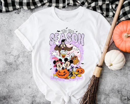 Disney Mickey And Friends Tis The Season Halloween T-Shirt