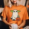 Disney Baby Yoda Halloween Shirt, Star Wars Ghost Shirt