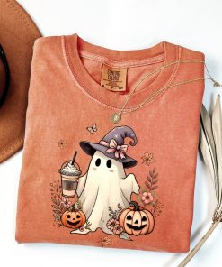 Comfort Colors® Cute Ghost Halloween shirt - Pumpkin Spice Latte Tee