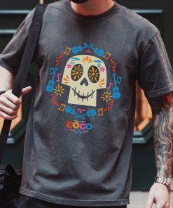 Disney Pixar Coco Papel Picado Sugar Skull T-Shirt