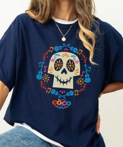 Disney Pixar Coco Papel Picado Sugar Skull T-Shirt